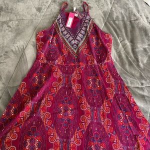 Xhiliration Patterned Dress